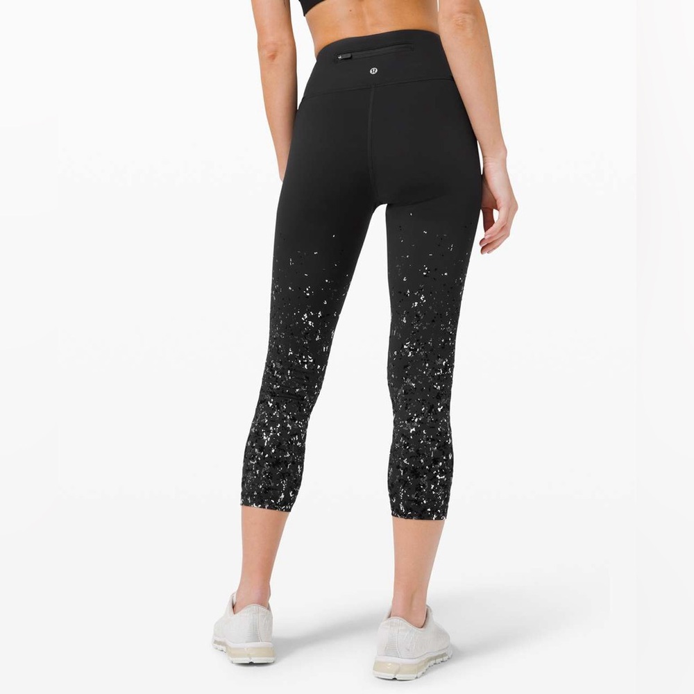 Lululemon Speed Wunder Mid Rise Crop 23" *Speckle Shine